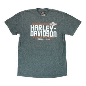 2012 Harley-Davidson Big Barn Men’s Iowa Grand Motorcycle Rally T Shirt Large‎